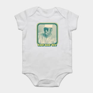 Kool Moe Dee //// Retro 80s Hip Hop Fan Baby Bodysuit